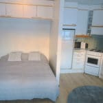 Apartments_Huili_Studio_makuuhuone_Tahkon_keskustassa